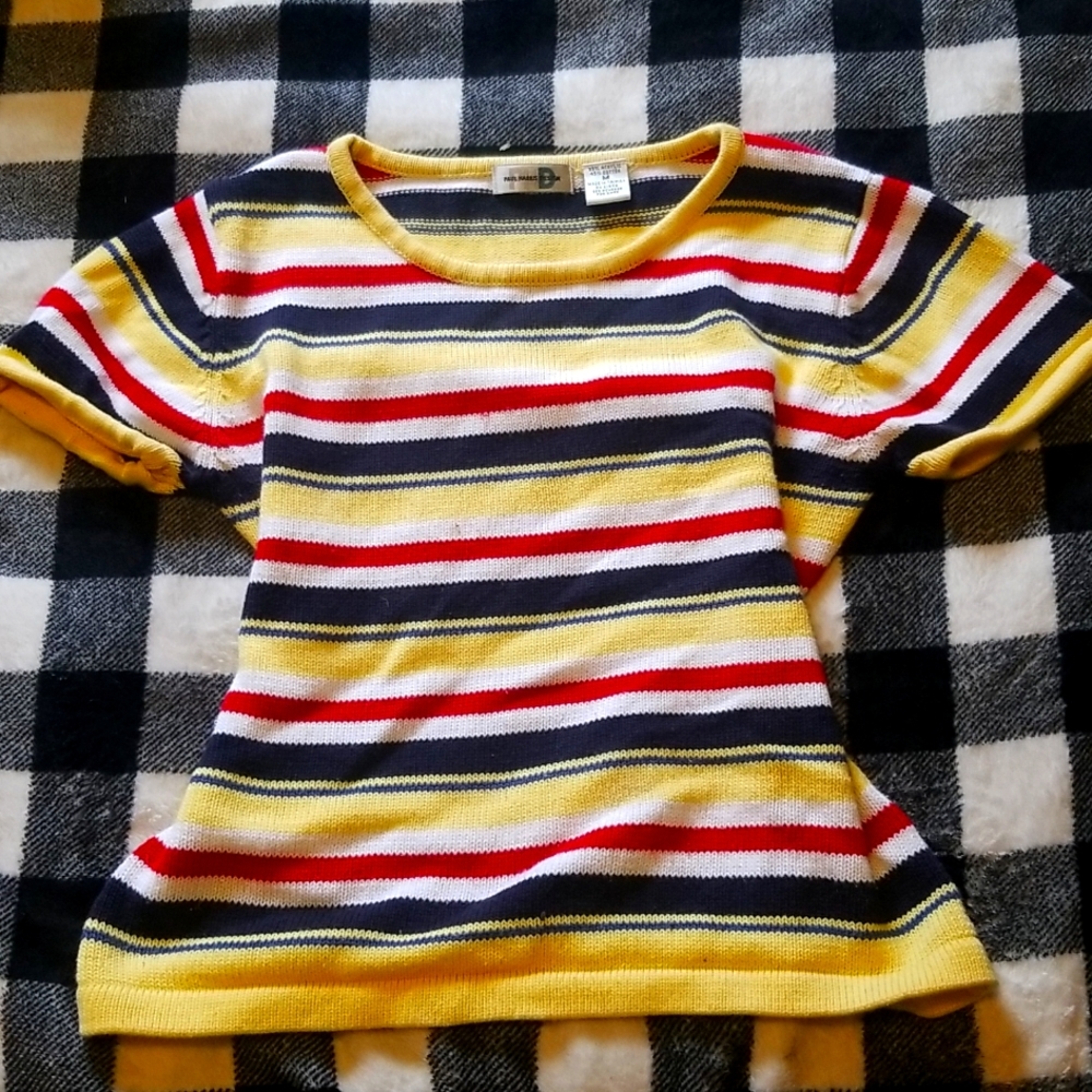 Paul Harris design tie sleeve sweater